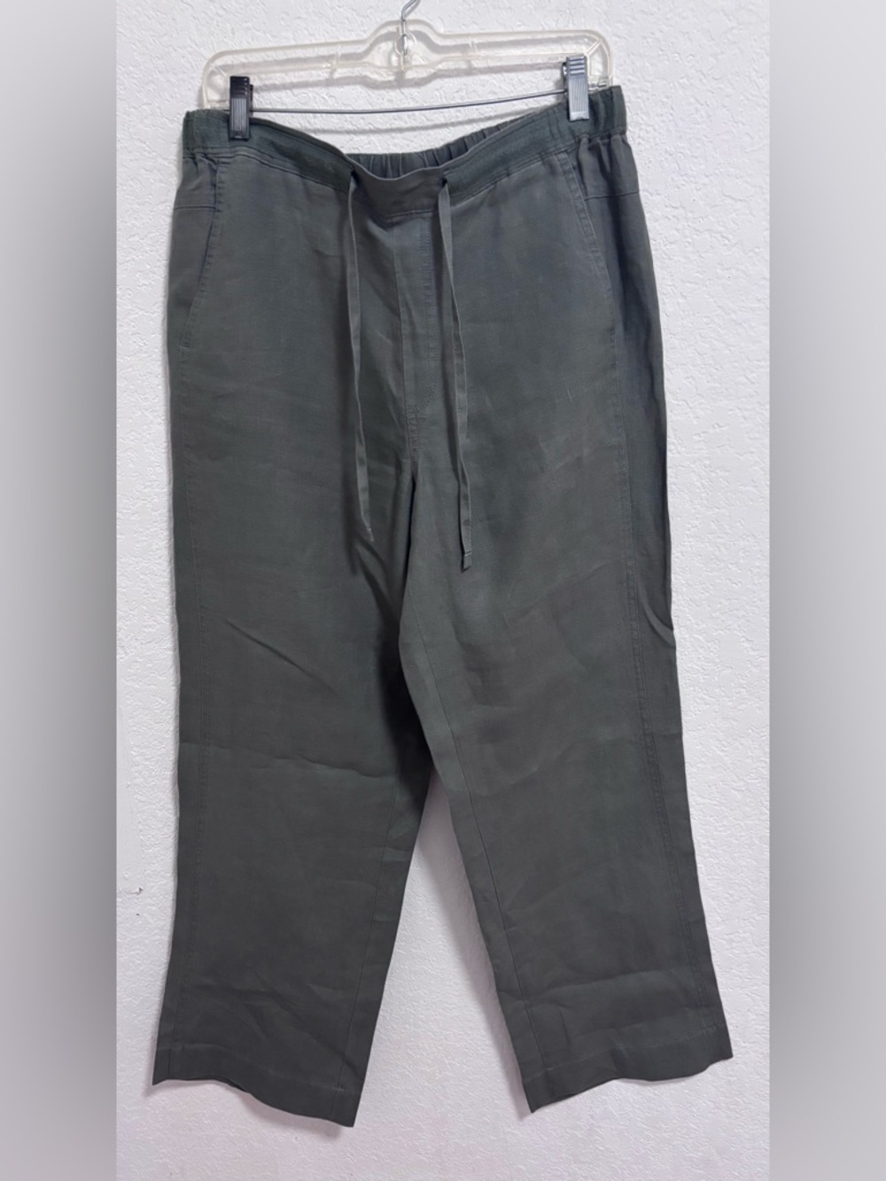 Orvis 100% linen pull on pants